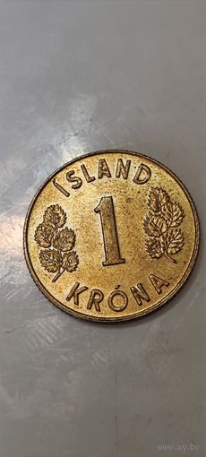 Исландия 1 крона 1974