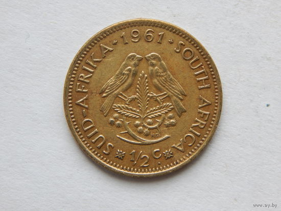 ЮАР 1/2 цента 1961г