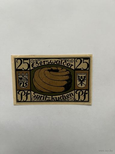 Германия. Нотгельд. 25 пфенингов. UNC