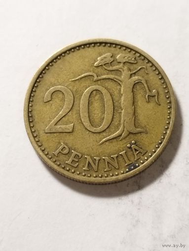 Финляндия 20 пенни 1964