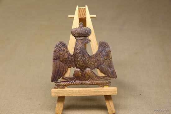 Киверная бляха армии НАПОЛЕОНА, линейный полк. ВОЙНА 1812 год. Распродажа коллекции вещей. С РУБЛЯ! АУКЦИОН!