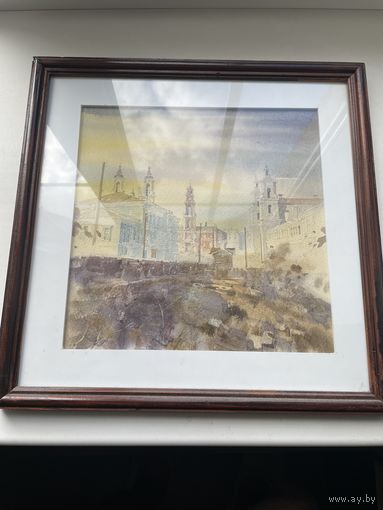 Cтарый Витебск акварель В. Вишневский