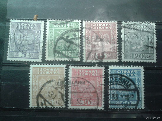 Польша 1932-3 Стандарт, Гос. герб Полная серия