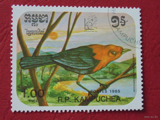 Кампучия 1985 г. Птицы.