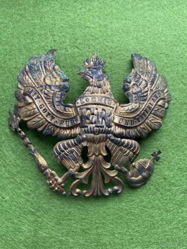 Кокарда с пикельхельма в оригинальной позолоте (ПМВ)(Предлагайте цену)