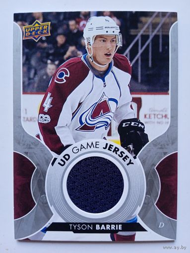 Хоккейная карточка НХЛ джерси Tyson Barrie (Колорадо)