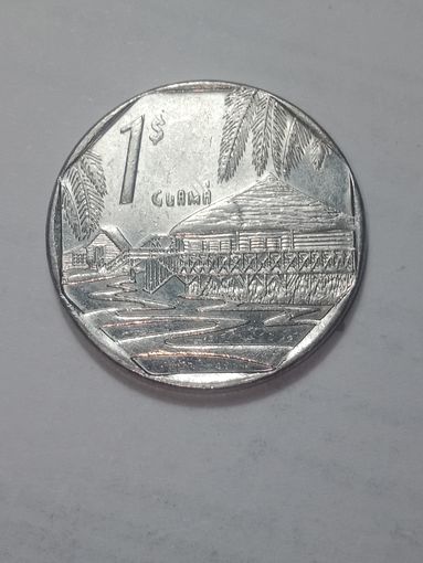 Куба 1 песо 2000 года .