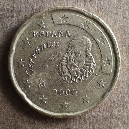 Испания 20 евроцентов 2000 г.,  KM# 1044
