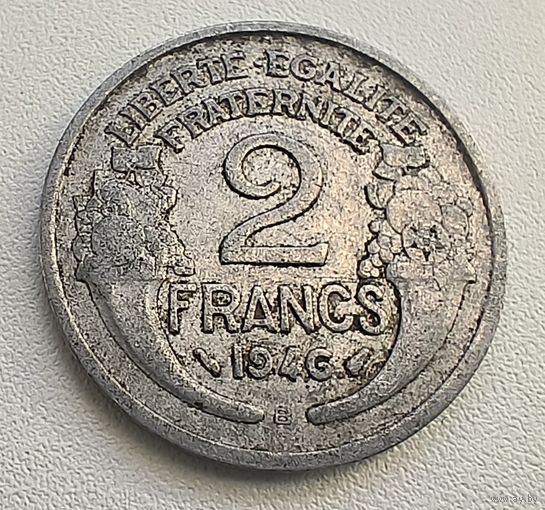 Франция 2 франка 1946 В 3-9-20
