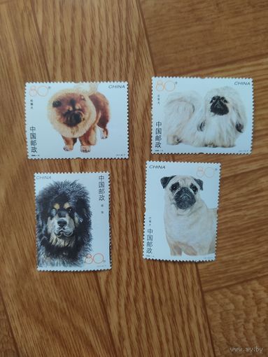 Китай серия марок 2006 г. Собаки.