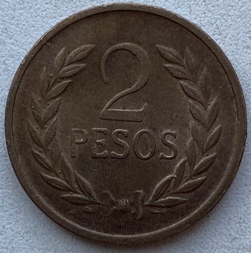 Колумбия 2 песо 1978 г.