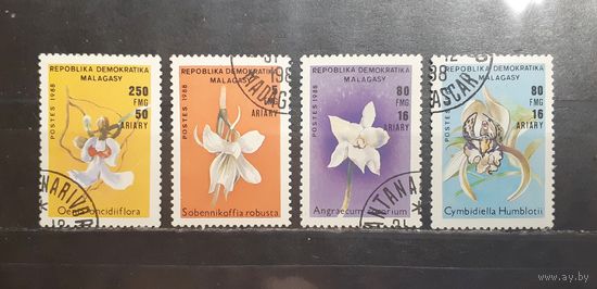 Мадагаскар. 1988 год. Цветы. Флора (1176)