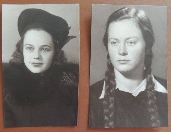 Фото "Красавицы", 1950-е гг., Беларусь, 2 шт.
