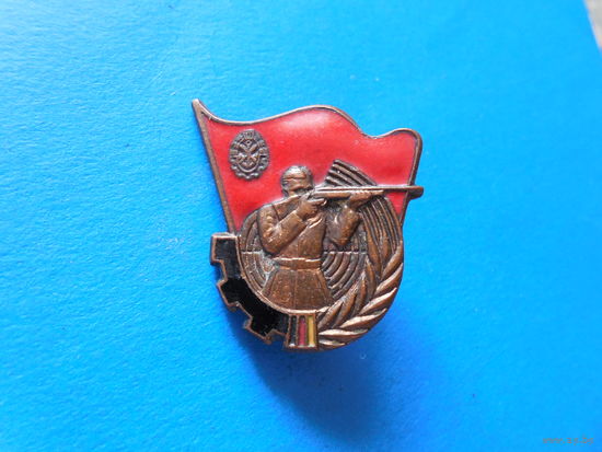 Знак участника стрелкового общества. ГДР.