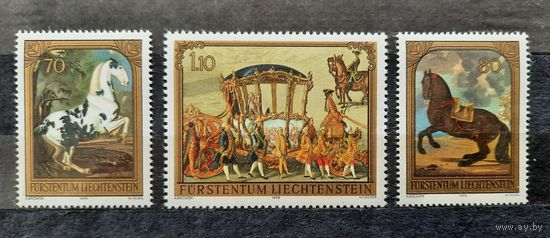 Лихтенштейн 1978г. Серия из 3 марок. Искусство. **