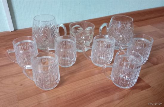 Бокалы с ручкой мини сборный лот клейма