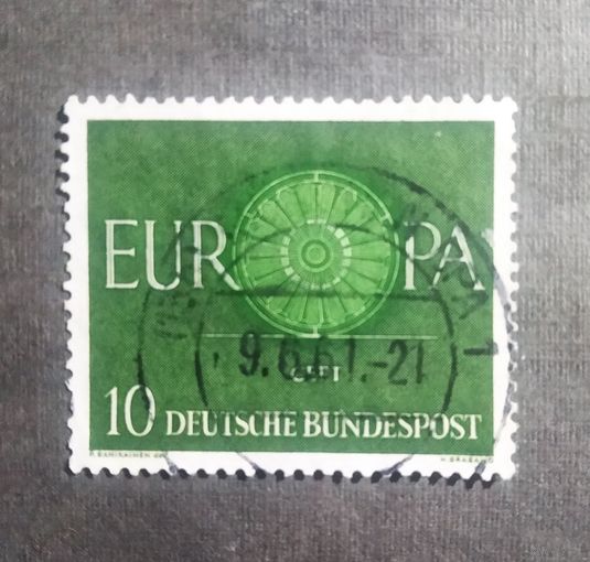 Марка Германия 1960 год Европа СЕРТ