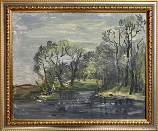 Юзвук В.С. "Окраина Минска";40/50см; 1989 г.