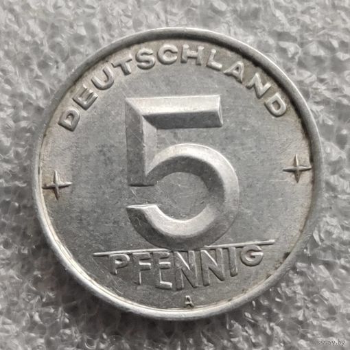 Германия - ГДР 5 пфеннигов  1952 г.