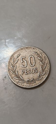 Колумбия 50 песо 1991
