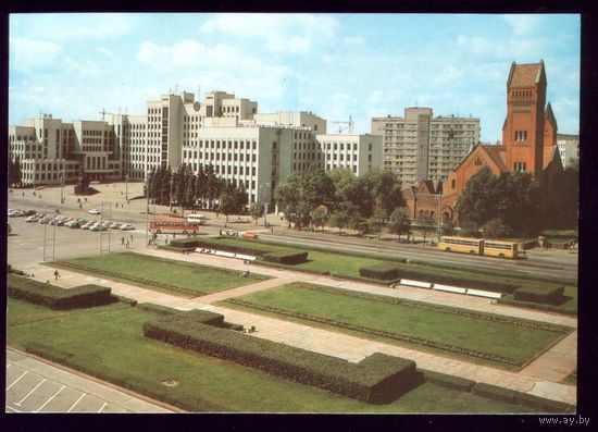 1989 год Минск Площадь Ленина