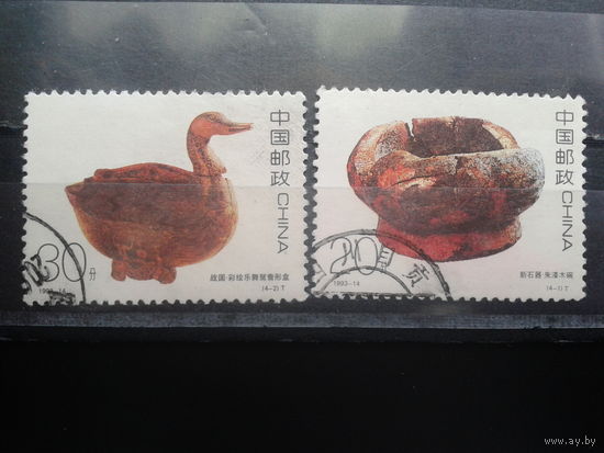 Китай, 1993. Лаковые работы