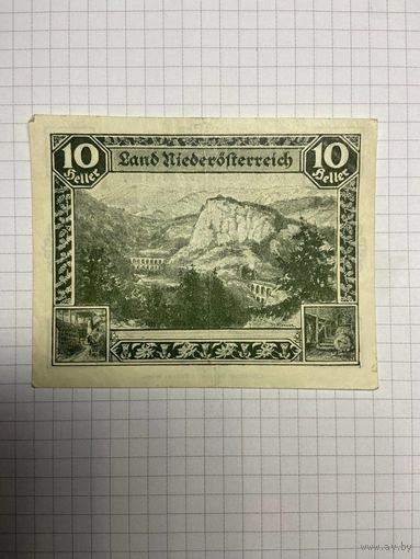 10 геллеров (нотгельды) Австрия.-2512-3