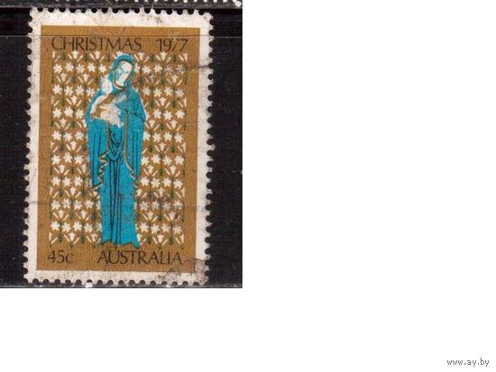 Австралия-1977, (Мих.642) гаш. , Рождество,