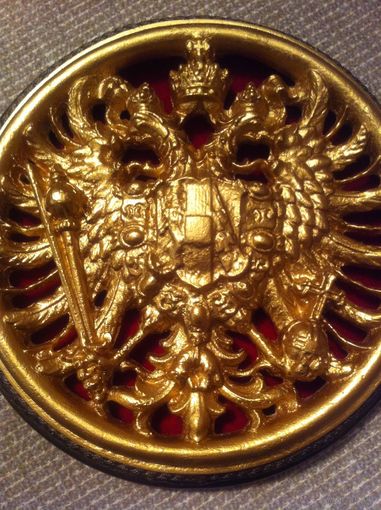 - Плакетка Герб АВСТРО-ВЕНГРИИ 1867-1918 г. Империя из серии реплики мировых шедевров