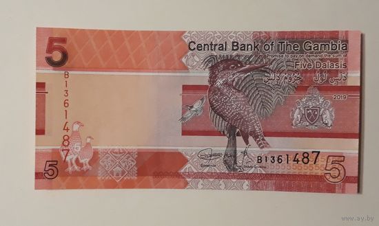 Гамбия. 5 даласи 2019 г.