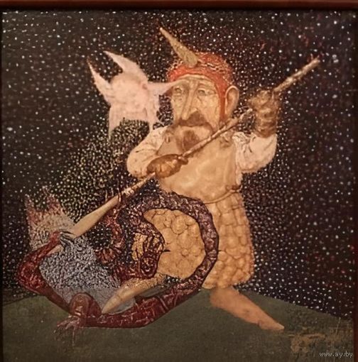 Картина Василий Почицкий ( dr. Klein) 25*25, х,м, 2000г." Автопортрет "