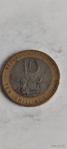 Кения 10 шиллинг 2005
