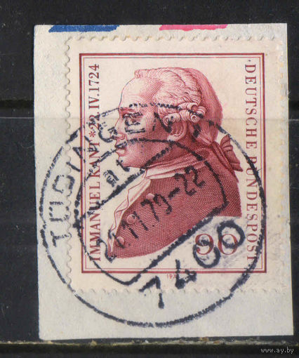 Германия ФРГ 1974 250 летие Иммануила Канта #806