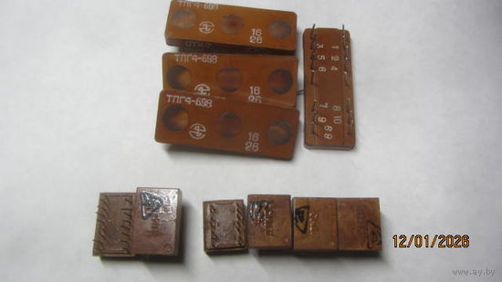 3 вида неопределенных радиодеталей (перечень внутри)