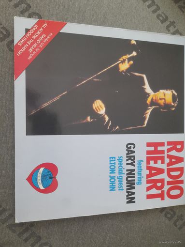 RADIO HEART featuring GARY NUMAN  "RADIO HEART "  1987 LP GERMANY CHIC 6.26725AP - NM/NM-