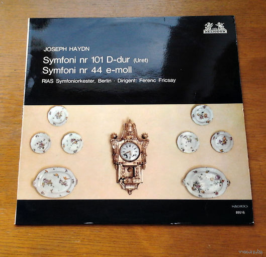 Haydn. Symfoni nr 101 D-dur, Symfoni nr 44 e-moll - Fricsay, LP