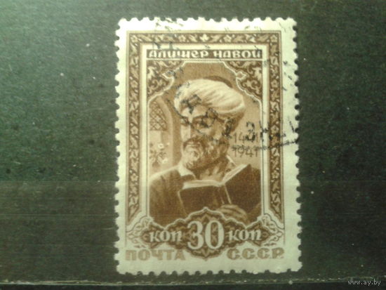 1942 Алишер Навои Михель-45,0 евро гаш
