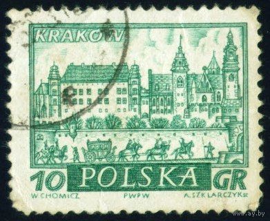 Древние города. Стандартный выпуск Польша 1960 год 1 марка