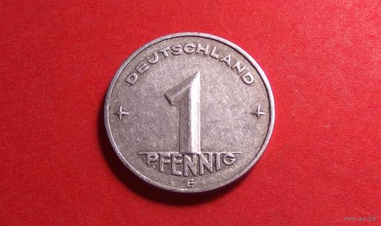 1 пфенниг 1953 Е. Германия - ГДР. Не плохая!