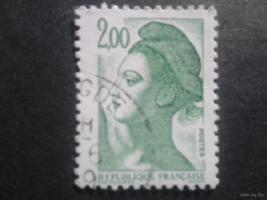 Франция 1982 стандарт 2,00 зел.