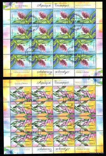 Орхидеи Беларусь 2006 год (670-672)  серия из 3-х марок в листах