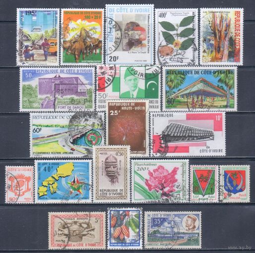 [2826] Кот д'Ивуар. 20 гашеных марок.