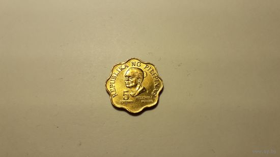 5 сентимо 1977 г. Республика Филиппины. Внимательно читайте объявление.