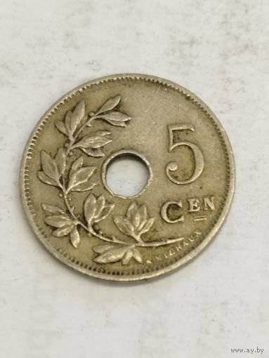 Бельгия 5 сентим 1924