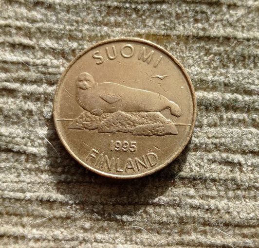 Werty71 Финляндия 5 марок 1995 Нерпа