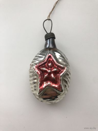 Елочная игрушка. Агитация. Звезда, Серп и Молот.