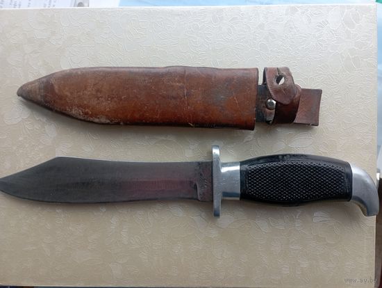 Нож  ПКМООР  ( охотничий 1949 г. ) С рубля.