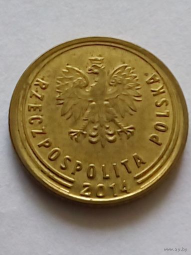 Польша 1 грош 2014 г.(1)