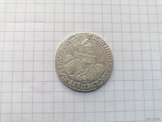 Орт 1621 г. Сигизмунд. Аукцион с рубля.