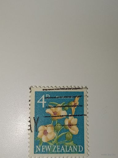Новая Зеландия 1960 г.Гибискус тройчатый